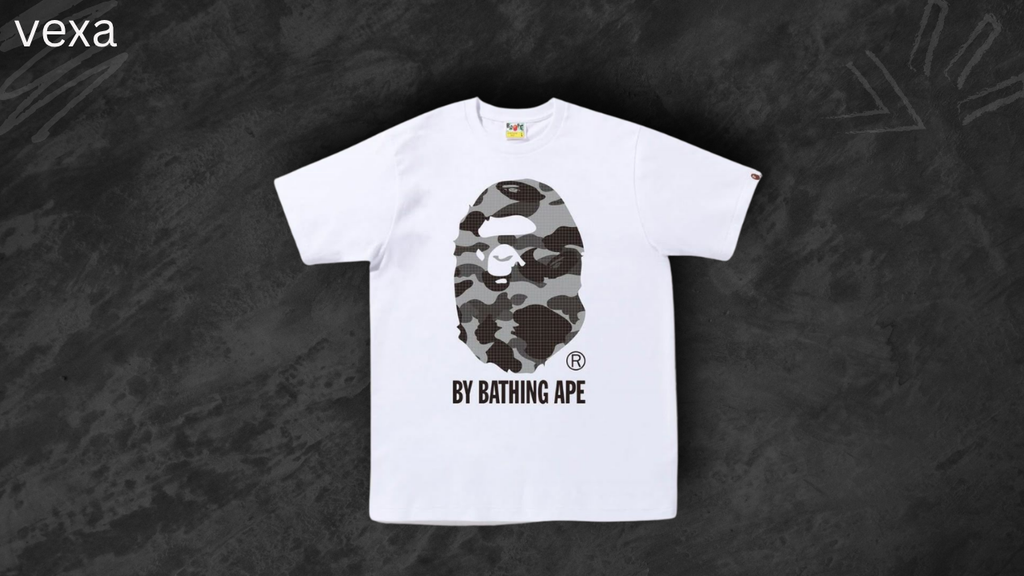 BAPE-TSHIRT GREY