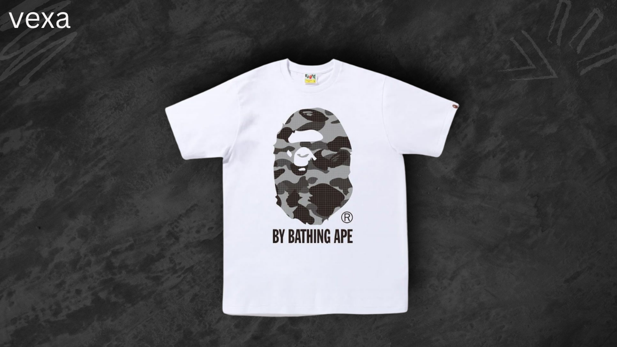 BAPE-TSHIRT GREY