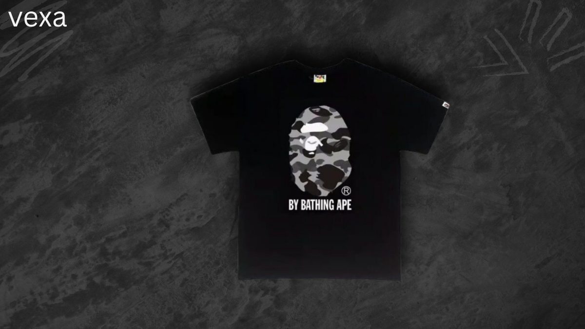 BAPE-TSHIRT GREY