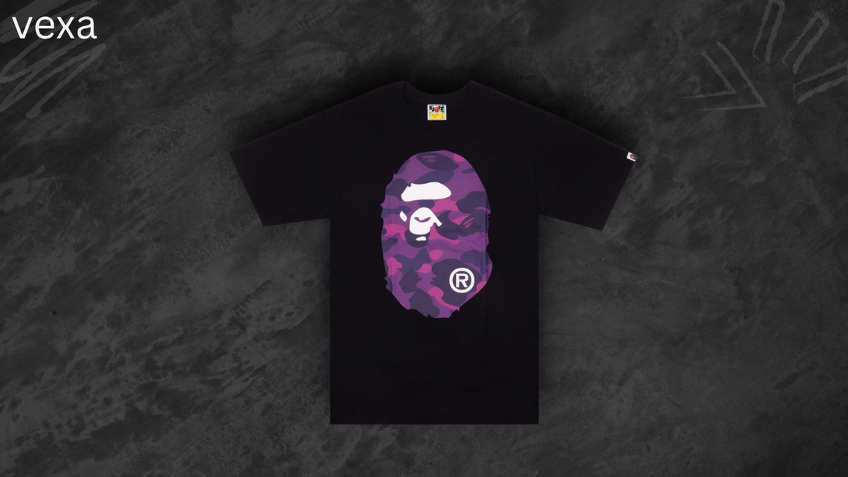 PURPLE BAPE T-SHIRT
