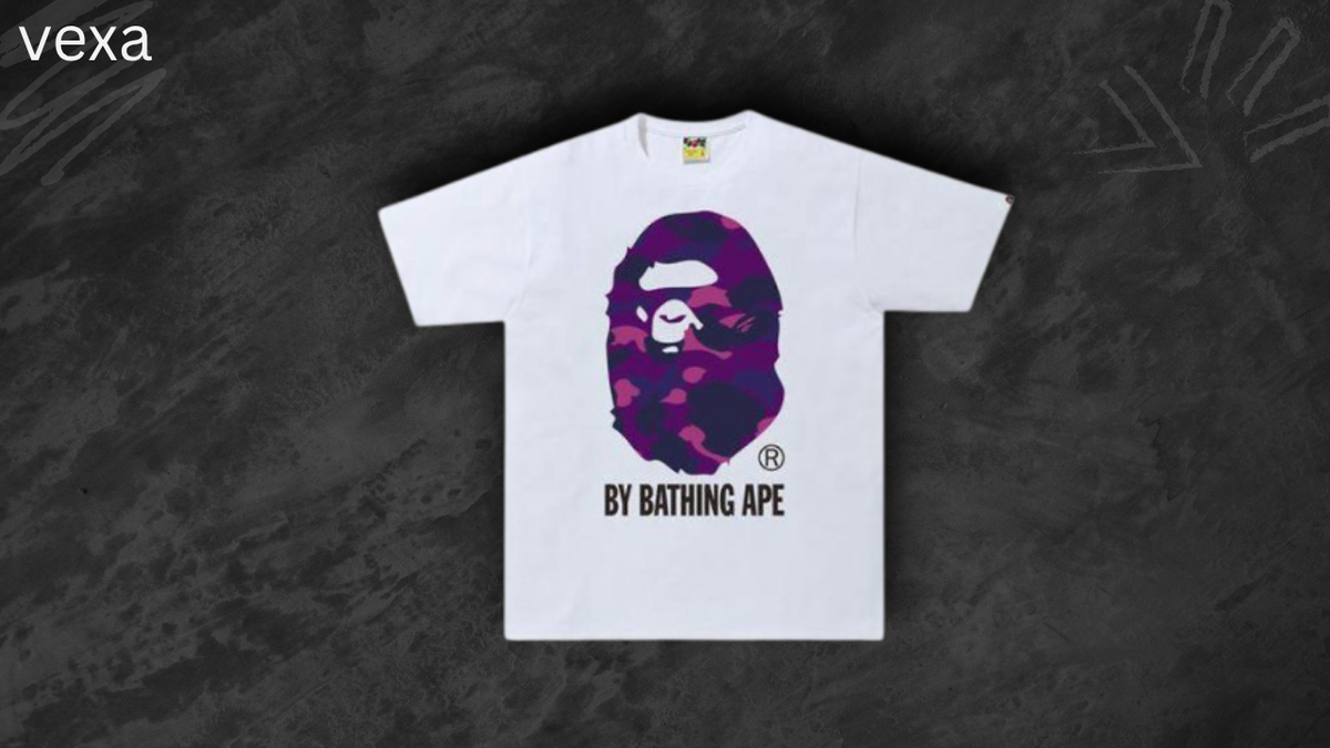 PURPLE BAPE T-SHIRT