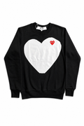 black cdg crewneck