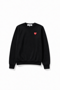 red heart CDG crewneck