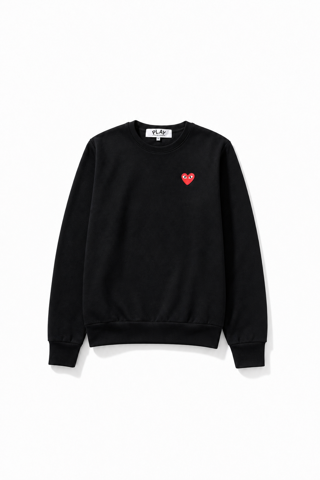 red heart CDG crewneck