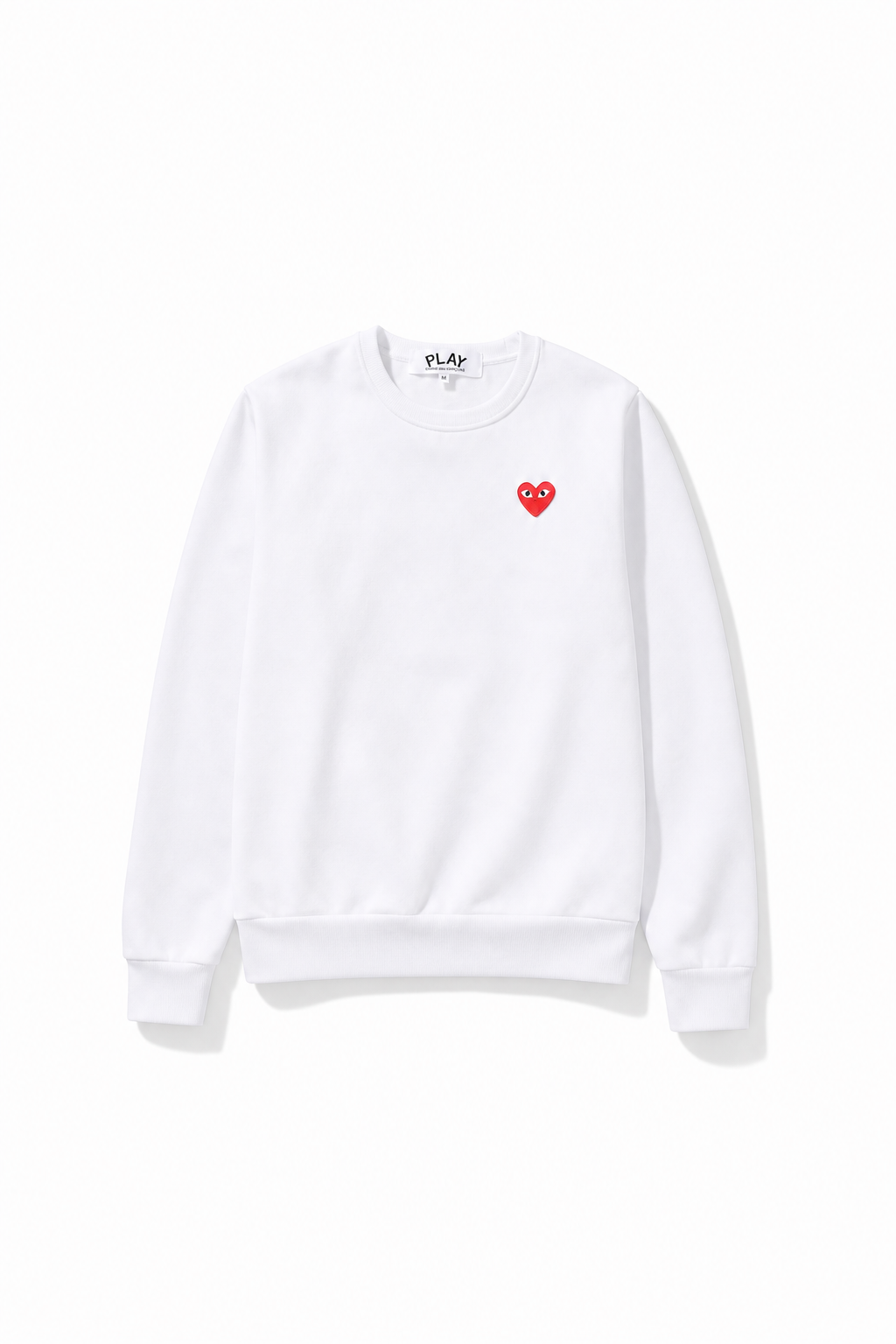 red heart CDG crewneck